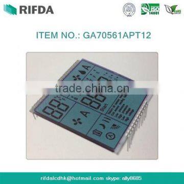 Air conditioner and temperature STN gray segment lcd display screen