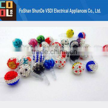 Wholesale Bling Gitter Ball Dustproof Plug for iPhone Dustproof Plug Mobile Phone Dustproof for Universal Phones