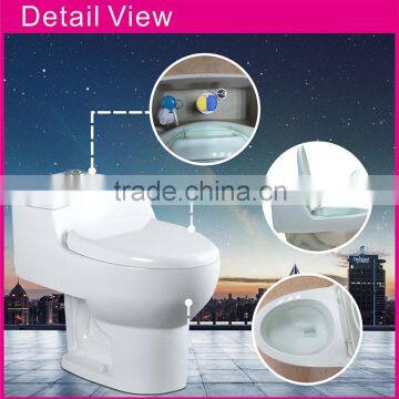 Cheap Sanitaryware Siphonic Single Flush Water Closet One Piece Toilet photo-3