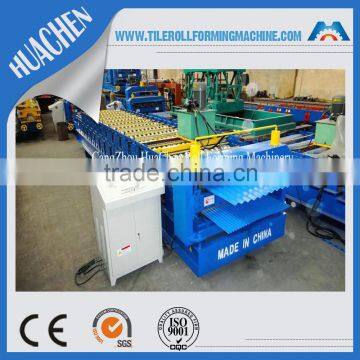 Big And Small Wave Double Layer Corrugated Roof Panel Roll Forming Machine