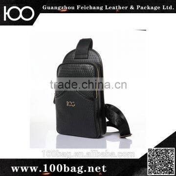 Stylish PU men's leather shoulder bag