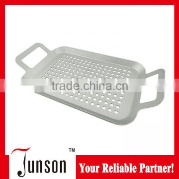 Non-stick Roasting Pan With Handles/Small Square Roaster/Barbecue Grill Pan