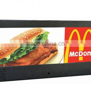 Advertising market application split screen 15 inch lcd advertising player