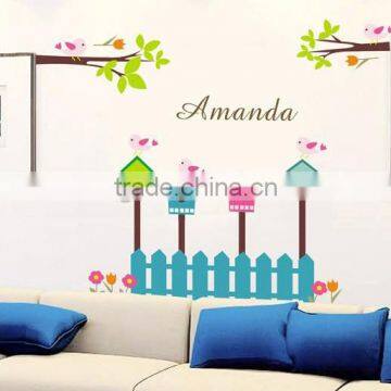 "Amanda" PVC Wall Stickers, Removable Wall Stickers 1/3