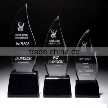 Rhombus Acrylic Clear Trophy for Praise