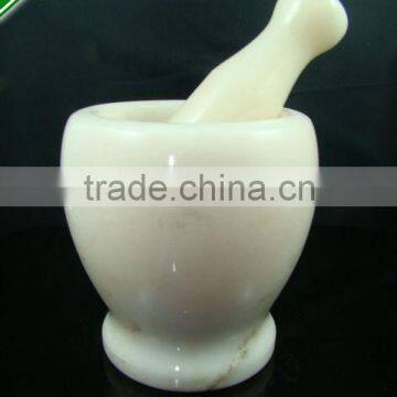 Marble Mortar and Pestle Set