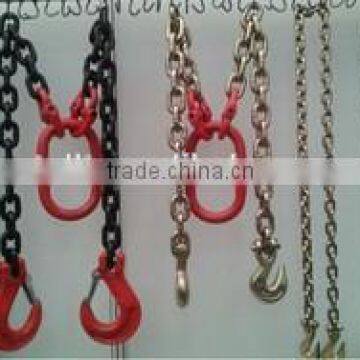 14FT HEAVY DUTY RECOVERY TOW TOWING CHAIN with GRAB HOOKS