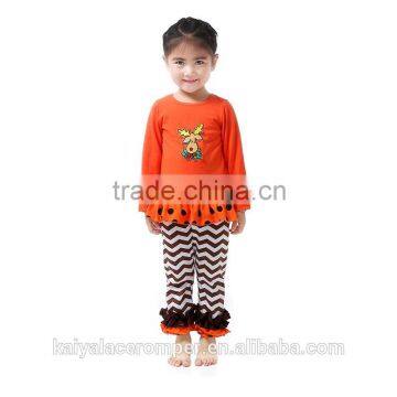 wholesale baby girl cotton set kids autumn clothes Christmas long sleeve t shirt deer antler