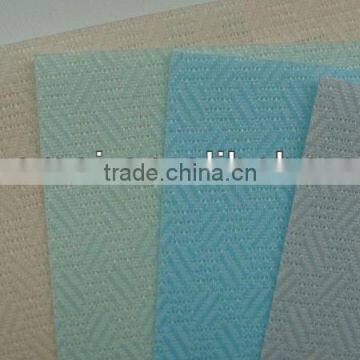 transparent window blind shutters verttical polyester fabrics