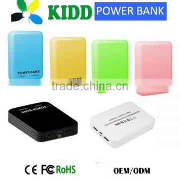New Universal Portable Power Source with 2 usb Port 10400mah