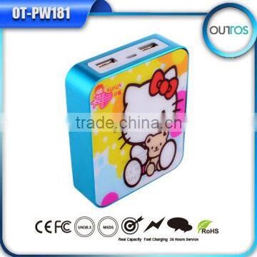 Promotion Gift Power Bank, Portable Metal Universal Aluminium Power Bank for Ipad 2