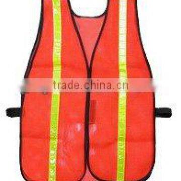 CY Reflective Vest Safety High Visibility Security Orange