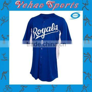 blue plain authentic american flag baseball jersey