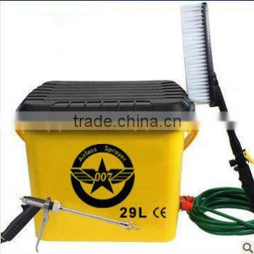 Electric spraying car washer with brush for car washing, windows, floorboard, air-condition,spray flowers