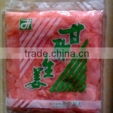 top quality 1.0kg/bag sushi ginger slice