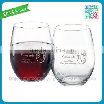 hand made printed glass tumbler for water