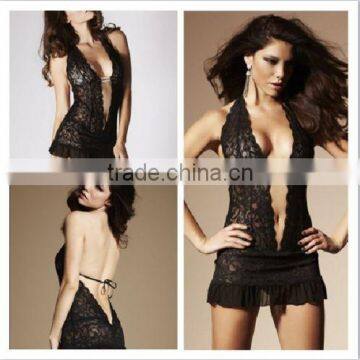 Women's Lingerie Nightwear Underwear Babydoll Sleepwear lace Dress G-string