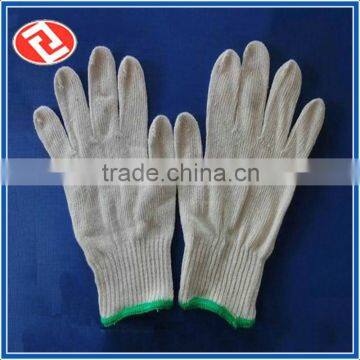 Factory Made Professional Construction Work Hand White Knit Glove