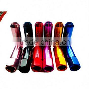 Aluminum racing m12X1.25 lug nuts