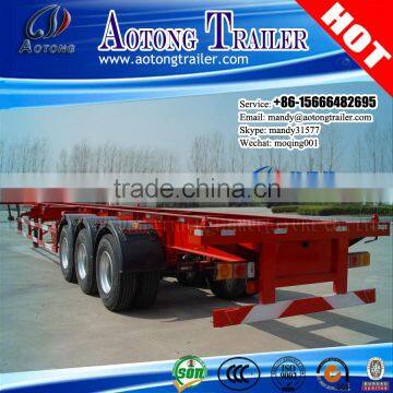 2016 top sale 40ft container trailer chassis, Container Skeleton Semi Trailer for sale