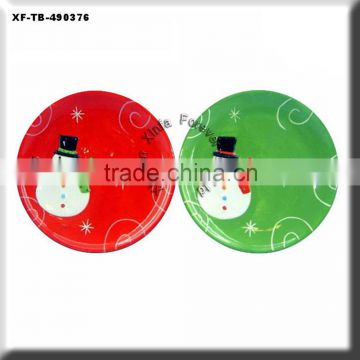 christmas cone 05 ceramic oval plate