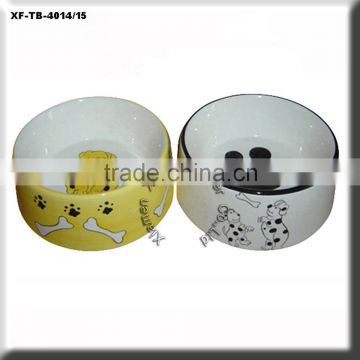 pretty ceramic pet feeder