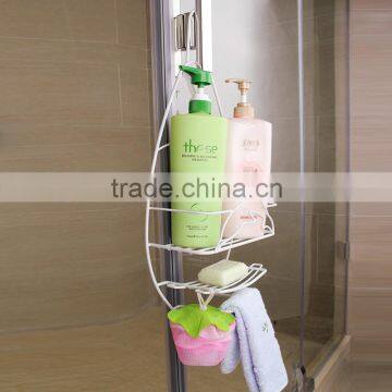 Bathroom Sundries Use and Iron Metal Type Over the Door Haning Storage shelf