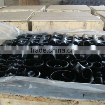 carbon steel butt weld diameter &seamless equal and reducing pipe tee&carbon steel pipe fittings