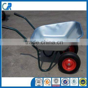 China Wholesale Construction wheelbarrow Two wheels Wheelbarrow