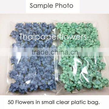 Cream, Small Handmade Mulberry Paper Flower, Wedding Party, Scrap-booking Crafts, Wholesale photo-6