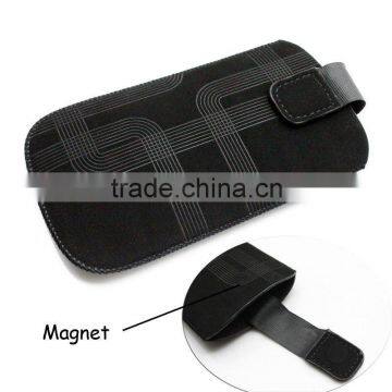 China manufacturer Cowhide Leather High Quality Case for iPhone 5,for iPhone 5 Pouch Case