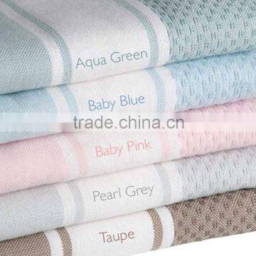 Striped style 100% cotton material turkish hammam towel