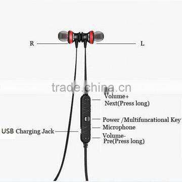 Hot Sell Sport Wireless Earphone Bluetooth Headset Auriculares Ecouteur for IPhone 6 Phone Earphone photo-3