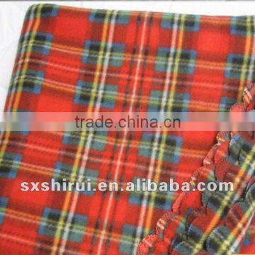 double brush polar fleece blanekt in bulk factory price