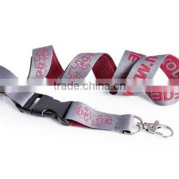 Promotional polyester woven lanyard