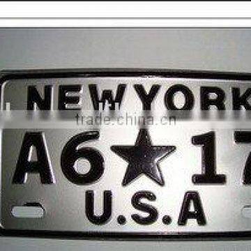 USA car plate