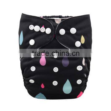 2016 Alva super cute rabbit ballon positioning prints customization reusable pocket diaper in China