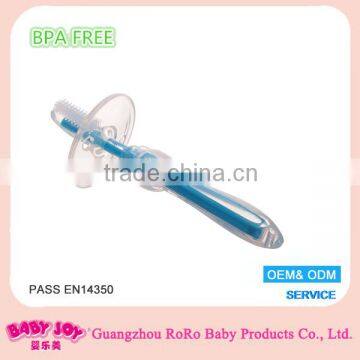 BPA free banana silicone baby toothbrush