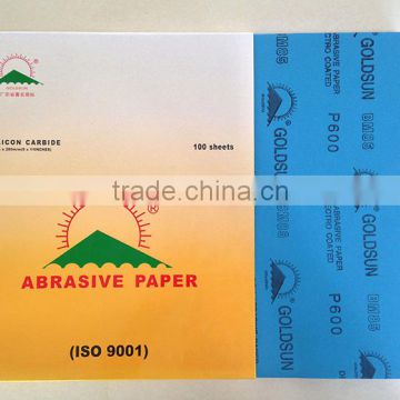 BM85 zinc-stearate dry abrasive paper