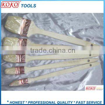 Koko08 Wooden Handle Acrylic Bristles Copper Ferrule Angle Radiator Paint Brush photo-2