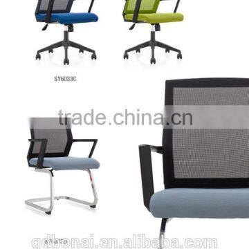 Swivel,tilting,mobile,lifting Medium Back Office Mesh Chair photo-4