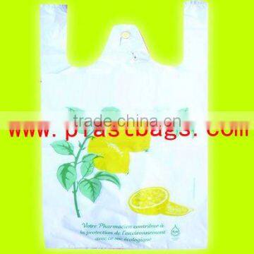 plastic t-shirt shopping bag