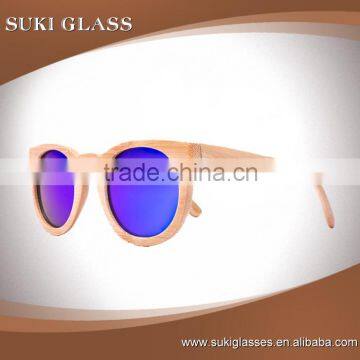Bamboo eyeglasses custom sunglass lenses mirrored sunglasses