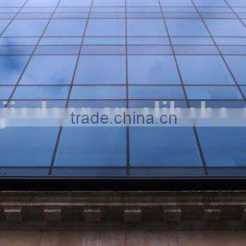 wanjia high quality tempered glass curtain wall