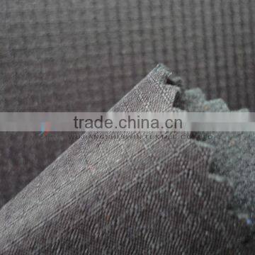 Double Line Checked Four Stretch Fabric Bonded Polar Fleece photo-3
