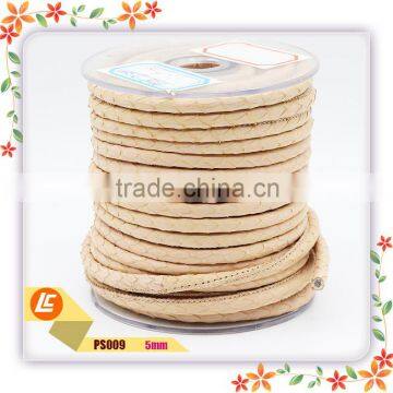 5mm High Quality Eco-Friendly Snake Leather Rope for Wholesale