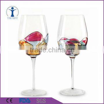 Personnalized Creative hand-painted globet colored hand-painted wine glass                        
                                                Quality Choice