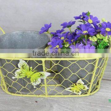wire mesh basket 2 zinc pot inside