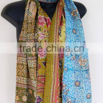 Pure Kantha Work Ladies Fashion Stoles & Scarfs