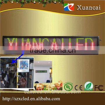 Worldwide languages Single line or two lines alternative color changeable RGY led display sign led announcement LED billboards                        
                                                Quality Choice